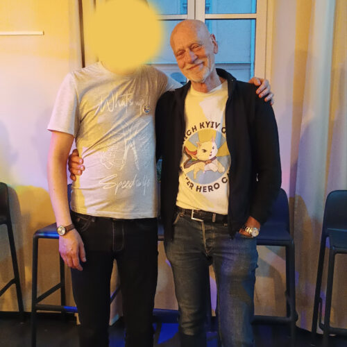 Volodymyr und Uwe. Foto: MKQ