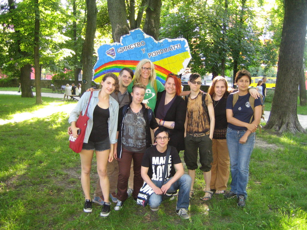 Creative Protest im Vorfeld des KyivPride 20126