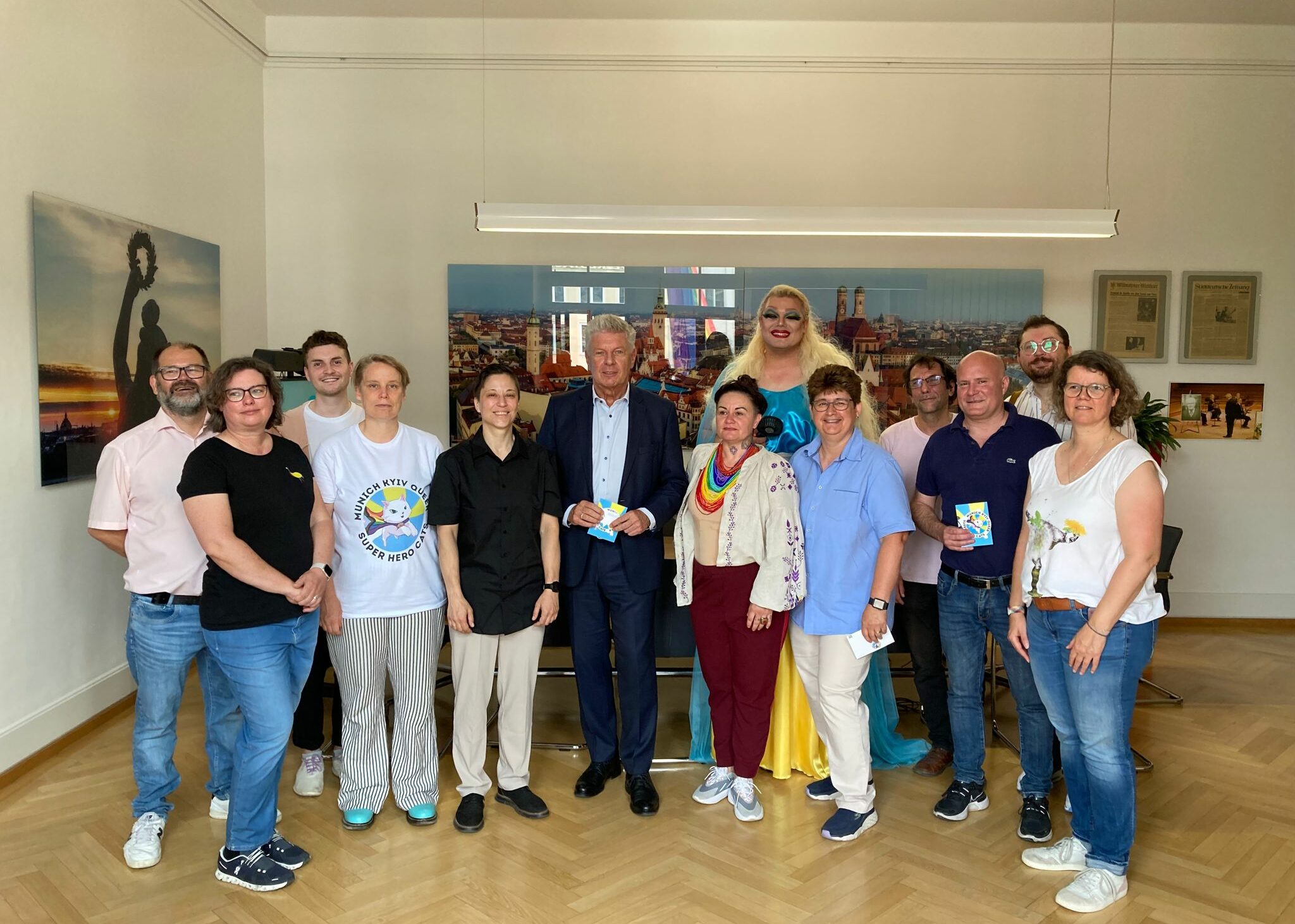 Gäste aus der Ukraine bei Oberbürgermeister Dieter Reiter