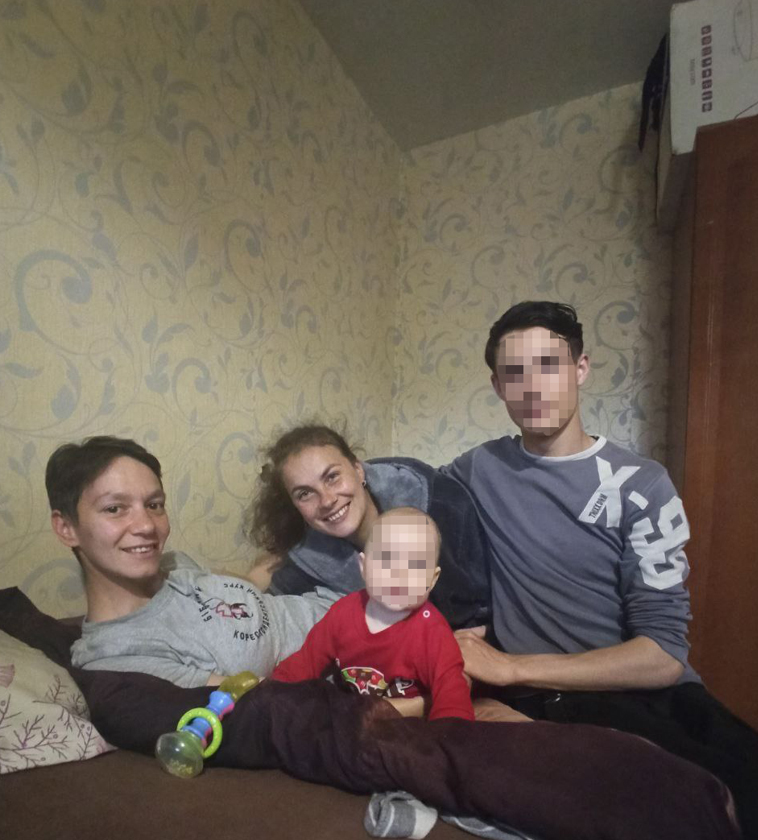 Regenbogenfamilie aus Schytomyr, der wir helfen konnten.