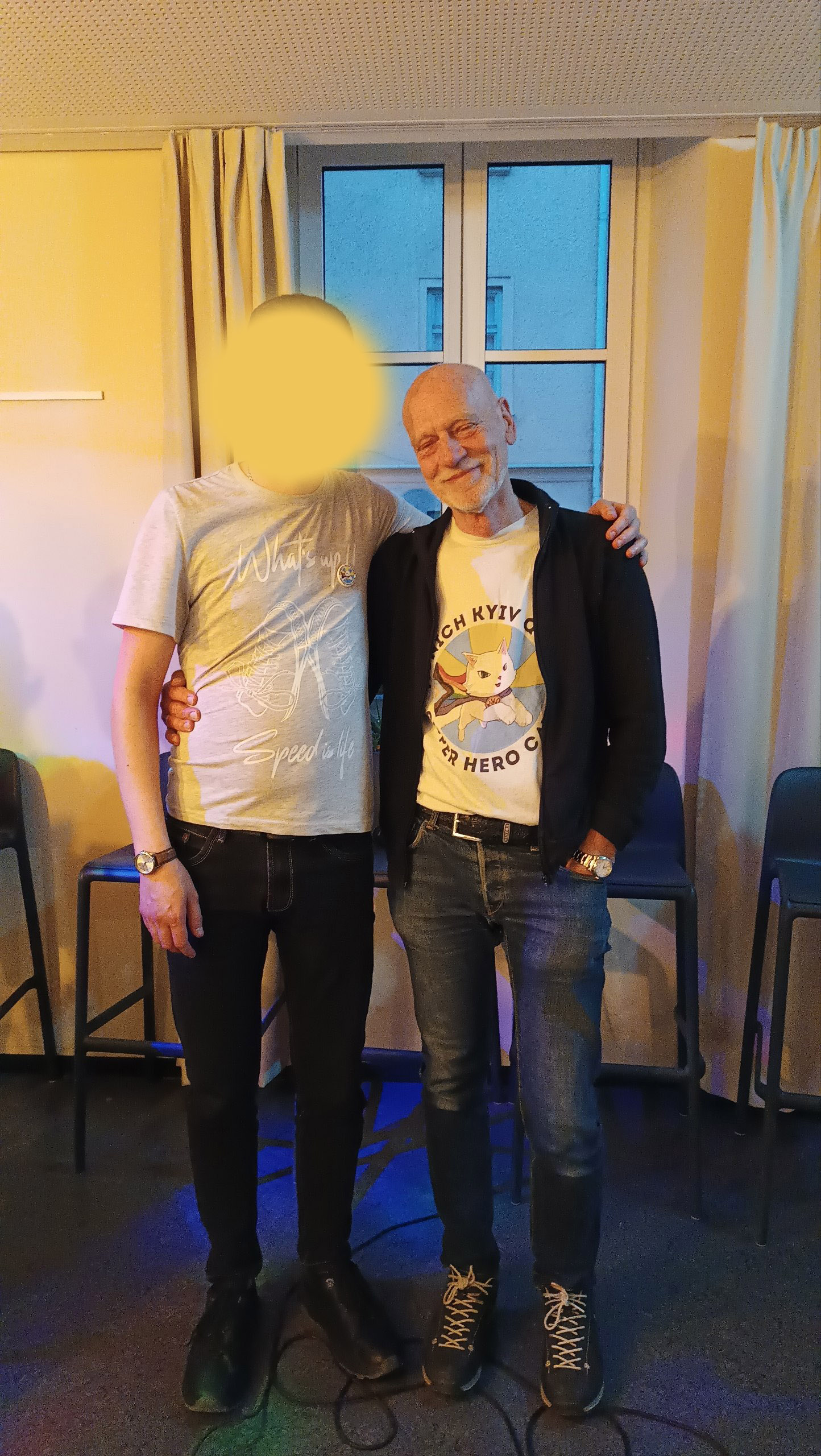 Volodymyr und Uwe. Foto: MKQ